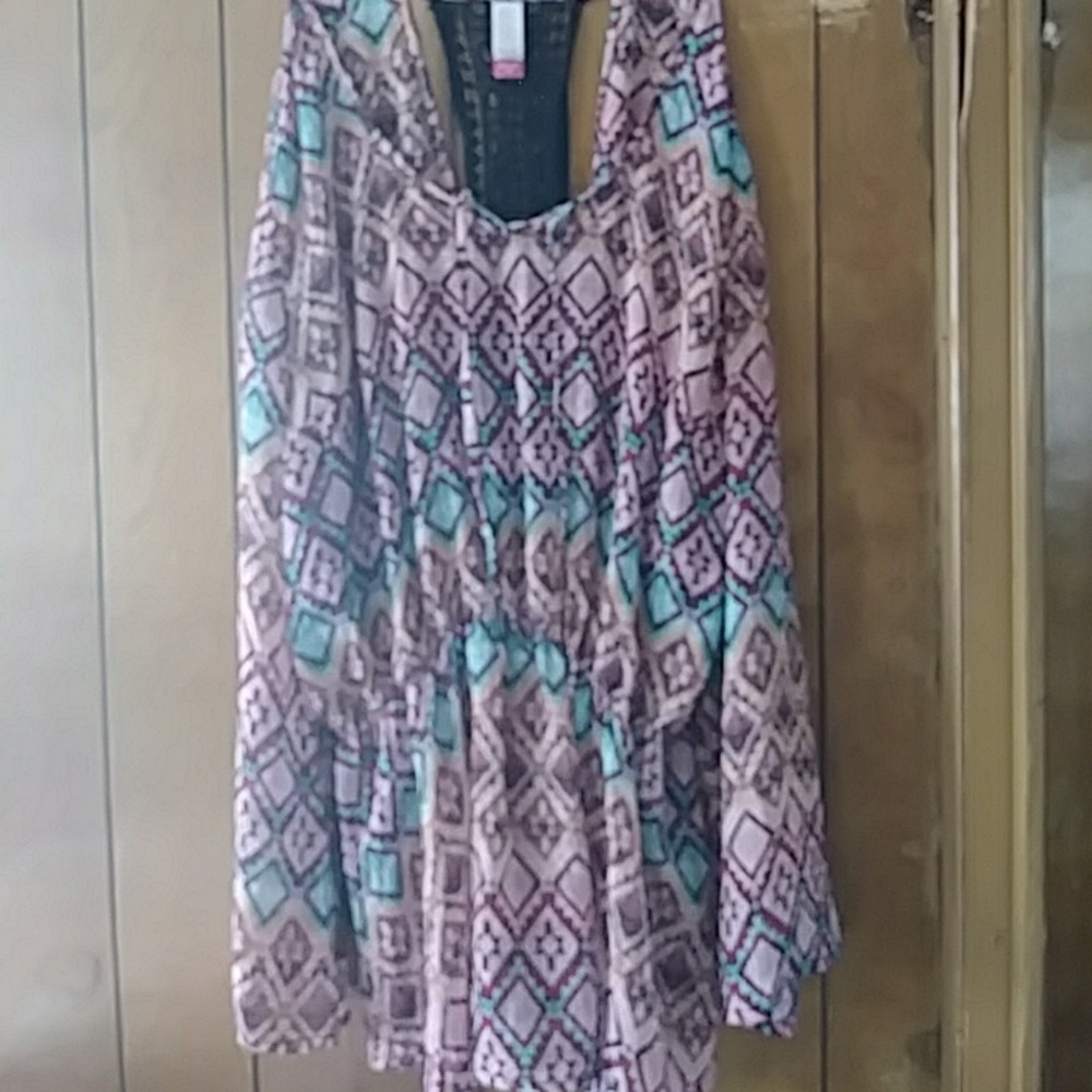 Aztec designed blouse